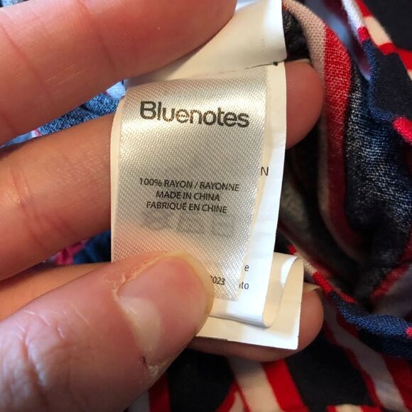 3 for $30! Blue notes striped flowly pants. - Picture 5 of 12